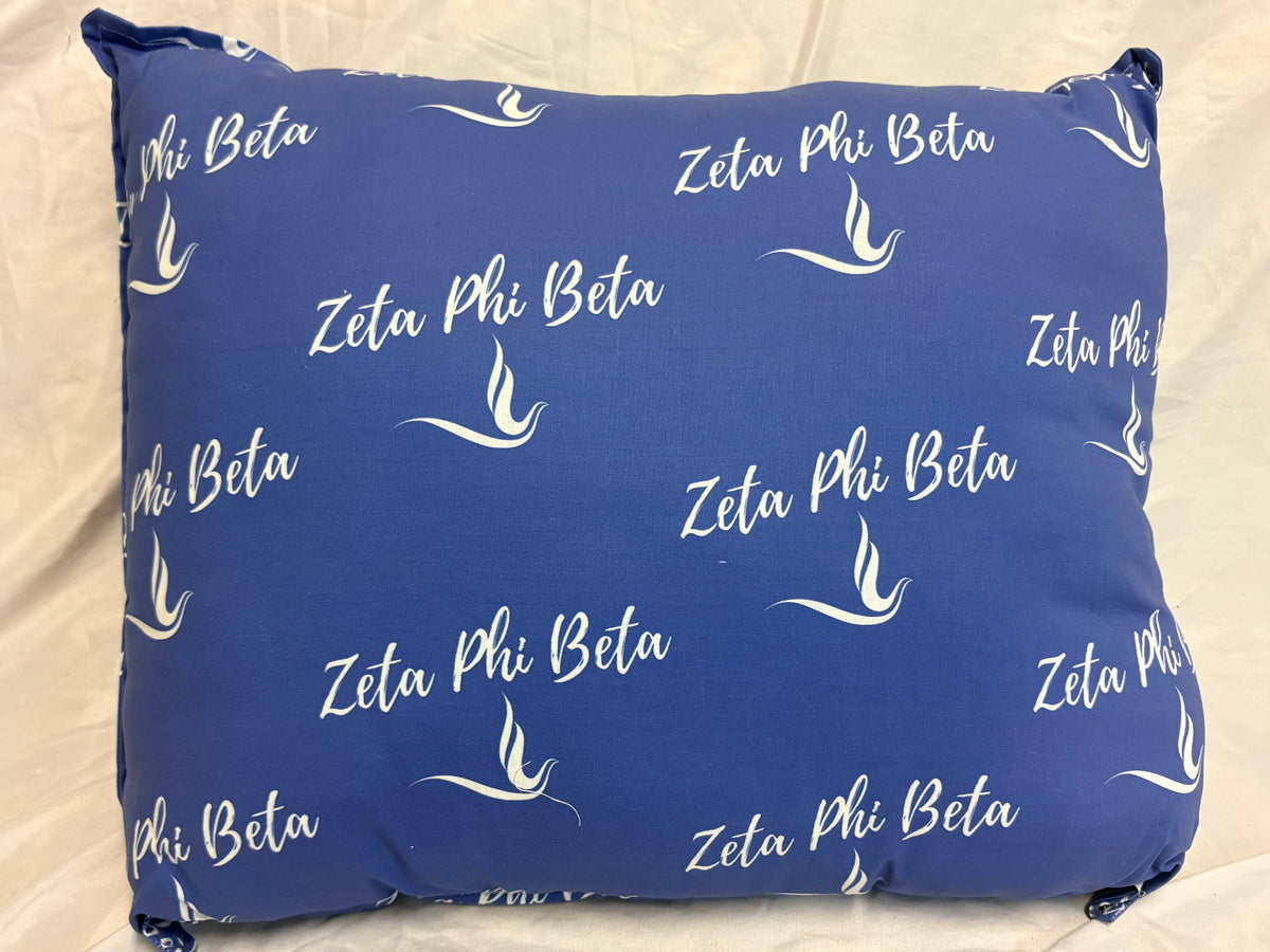 Zeta Blue Dove Handmade Pillow