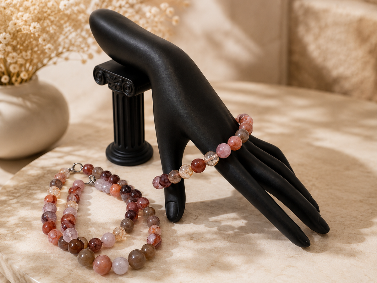 Blushing Earth Stone Bracelet