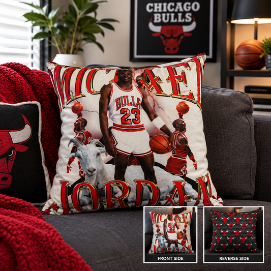 Chicago GOAT Reversible Pillow