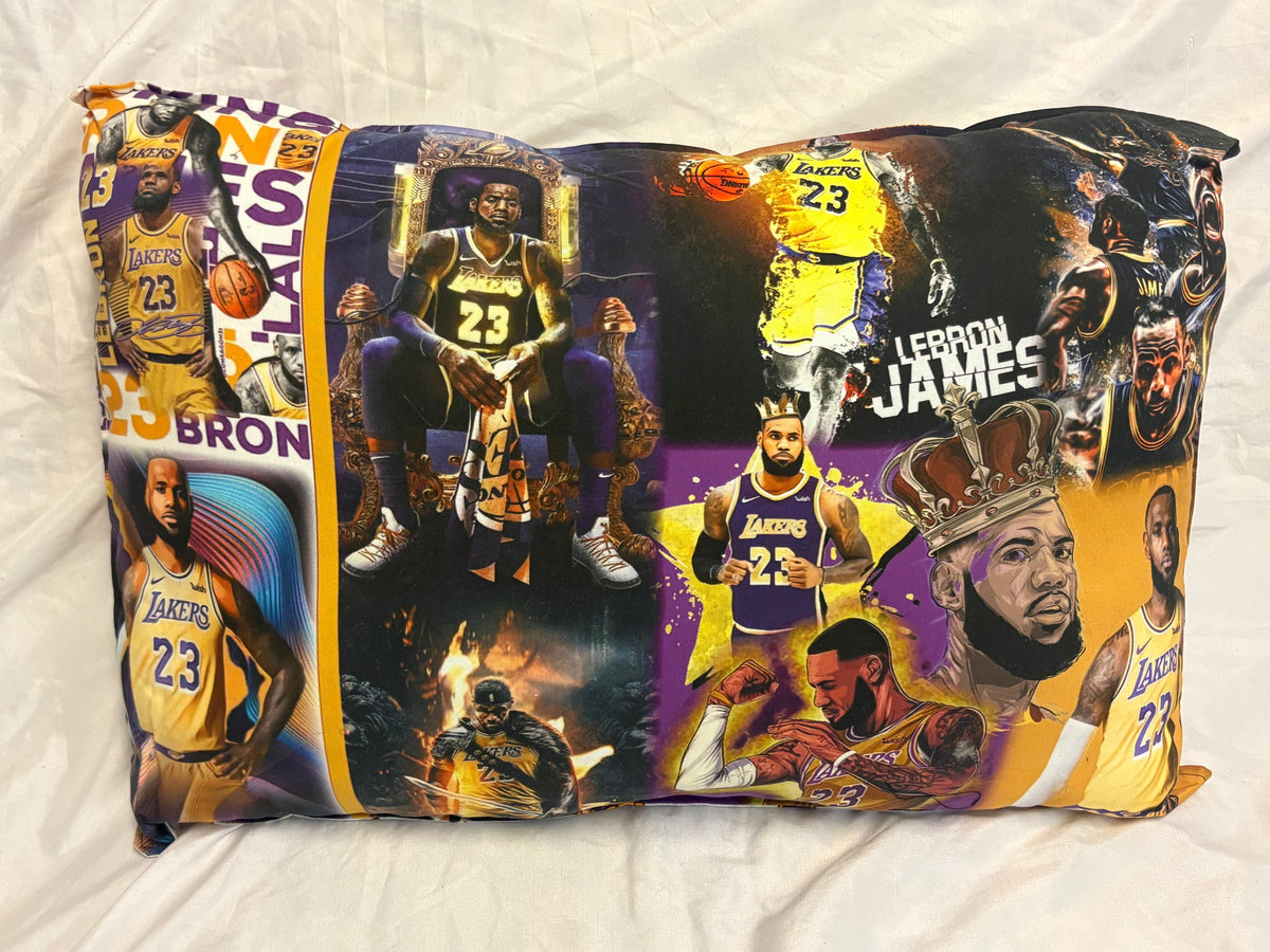 🏀 King James Basketball Pillow