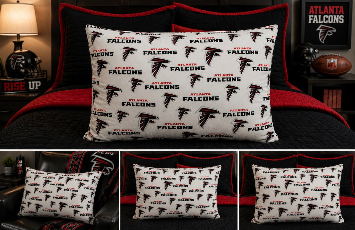 Atlanta Falcons “Rise Up” Handmade Pillow