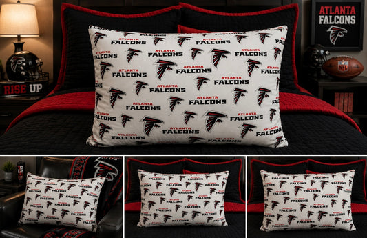 Atlanta Falcons “Rise Up” Handmade Pillow