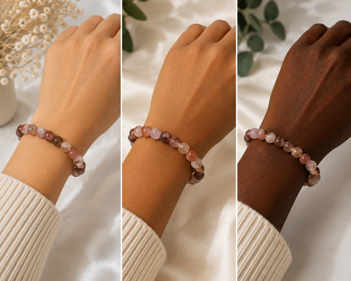 Blushing Earth Stone Bracelet