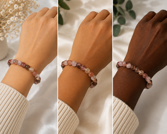 Blushing Earth Stone Bracelet